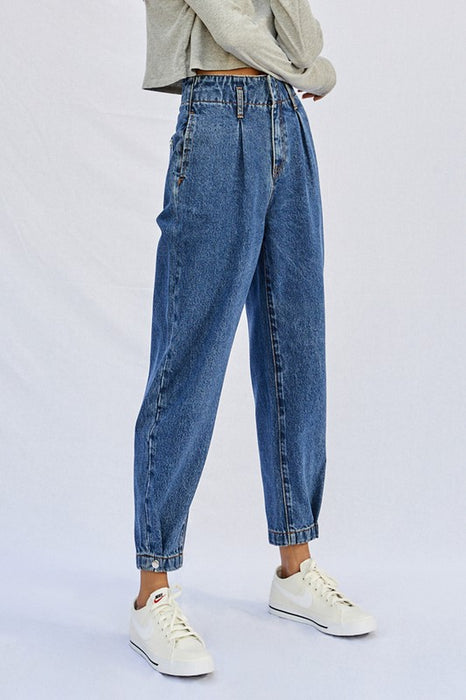 High Waisted Balloon Jean