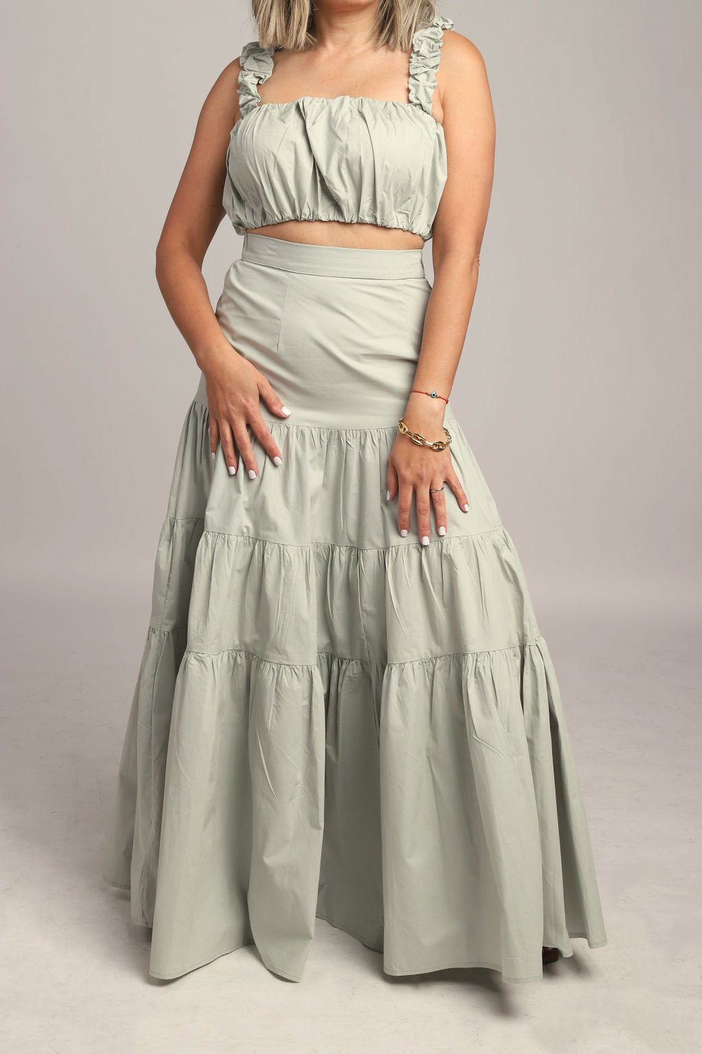 Kiawah Top and Maxi Skirt Set